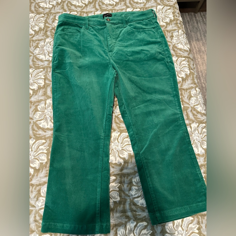 Talbots Emerald Green Corduroy Pants